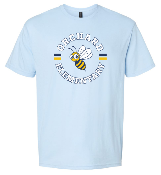 Orchard Bees T-Shirt #1 - Light Blue
